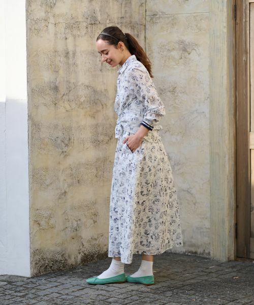 CARA O CRUZ / キャラ・オ・クルス シャツ・ブラウス | プリントブラウス【35th】【産地ナブル】【セットアップ】 | 詳細11