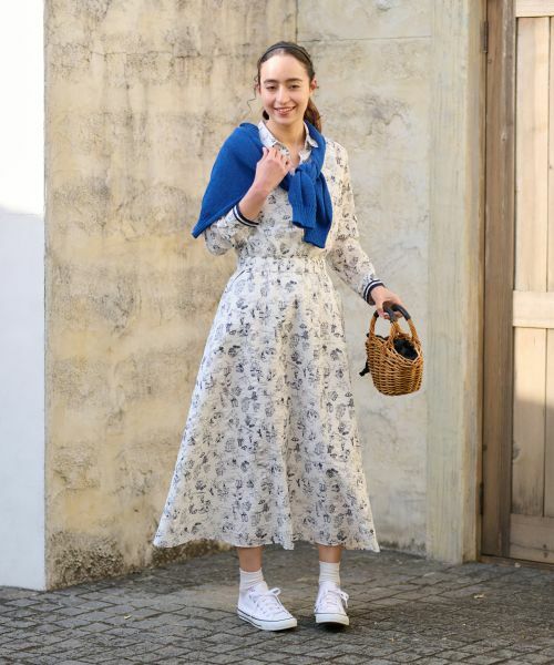 CARA O CRUZ / キャラ・オ・クルス シャツ・ブラウス | プリントブラウス【35th】【産地ナブル】【セットアップ】 | 詳細8