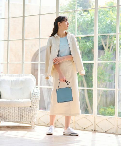 CARA O CRUZ / キャラ・オ・クルス Tシャツ | 洗える  スパンコール刺繍Tシャツ【接触冷感】 | 詳細11