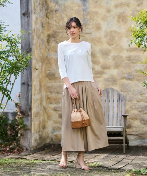 CARA O CRUZ / キャラ・オ・クルス Tシャツ | 洗える  スパンコール刺繍Tシャツ【接触冷感】 | 詳細21