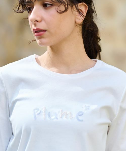 CARA O CRUZ / キャラ・オ・クルス Tシャツ | 洗える  スパンコール刺繍Tシャツ【接触冷感】 | 詳細22