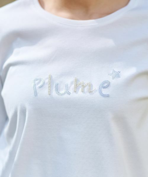 CARA O CRUZ / キャラ・オ・クルス Tシャツ | 洗える  スパンコール刺繍Tシャツ【接触冷感】 | 詳細24