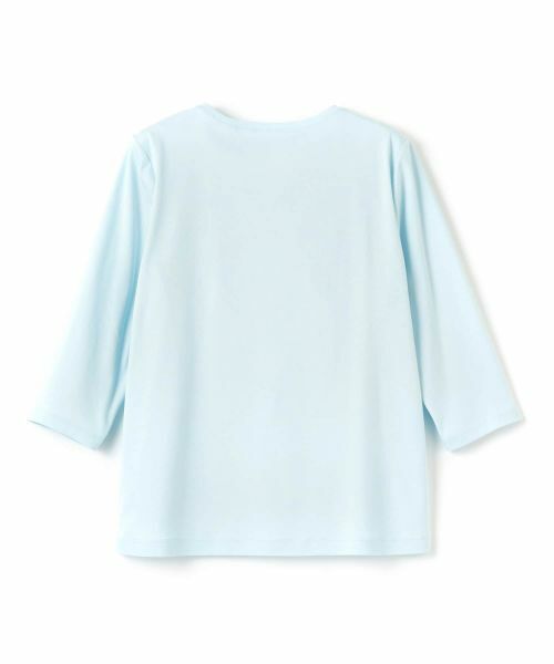 CARA O CRUZ / キャラ・オ・クルス Tシャツ | 洗える  スパンコール刺繍Tシャツ【接触冷感】 | 詳細28