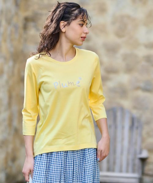 CARA O CRUZ / キャラ・オ・クルス Tシャツ | 洗える  スパンコール刺繍Tシャツ【接触冷感】 | 詳細8