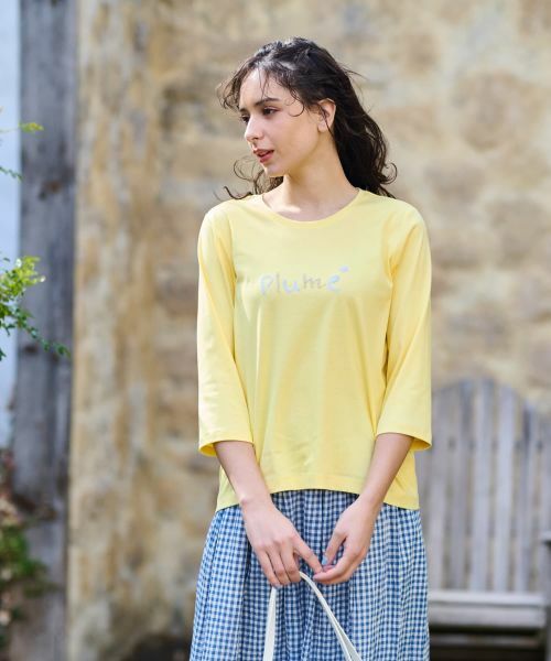 CARA O CRUZ / キャラ・オ・クルス Tシャツ | 洗える  スパンコール刺繍Tシャツ【接触冷感】 | 詳細9