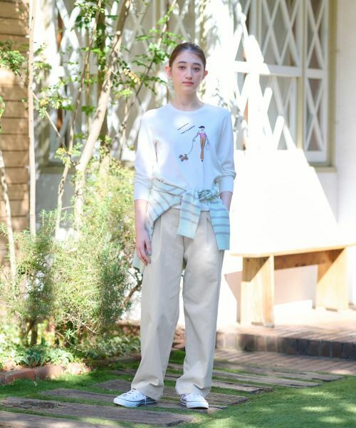 CARA O CRUZ / キャラ・オ・クルス ニット・セーター | 洗える ガールモチーフニット【CoC by CARA O CRUZ】 | 詳細10