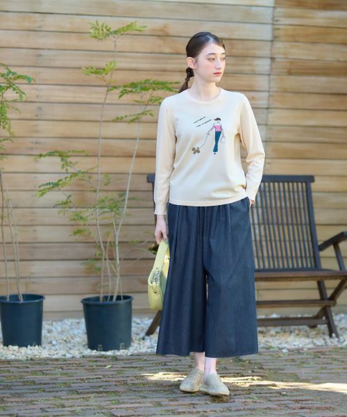 CARA O CRUZ / キャラ・オ・クルス ニット・セーター | 洗える ガールモチーフニット【CoC by CARA O CRUZ】 | 詳細19