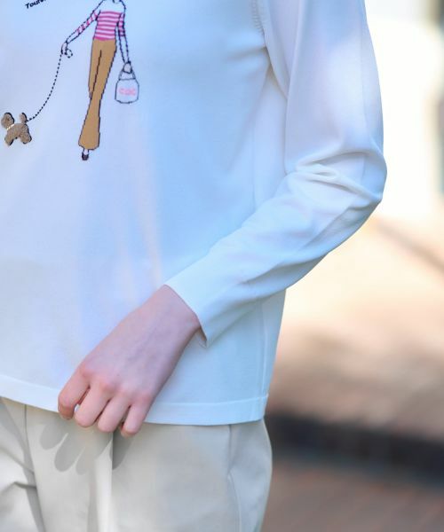 CARA O CRUZ / キャラ・オ・クルス ニット・セーター | 洗える ガールモチーフニット【CoC by CARA O CRUZ】 | 詳細24