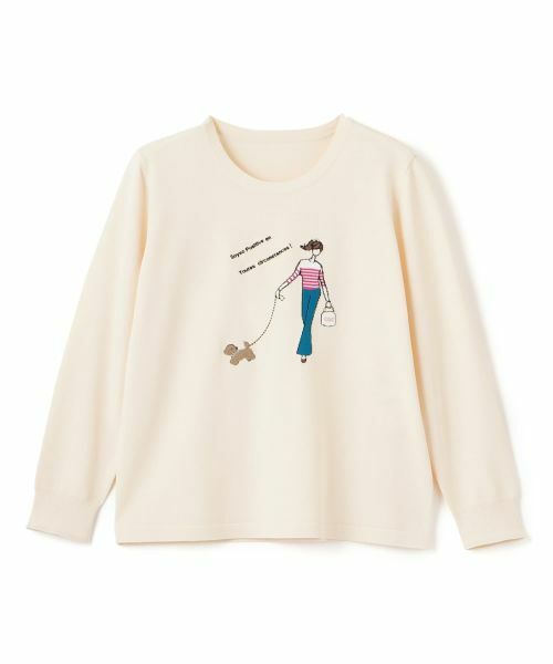 CARA O CRUZ / キャラ・オ・クルス ニット・セーター | 洗える ガールモチーフニット【CoC by CARA O CRUZ】 | 詳細26