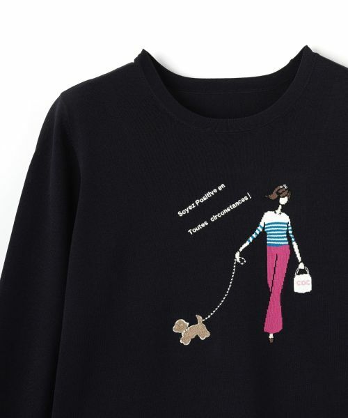 CARA O CRUZ / キャラ・オ・クルス ニット・セーター | 洗える ガールモチーフニット【CoC by CARA O CRUZ】 | 詳細29