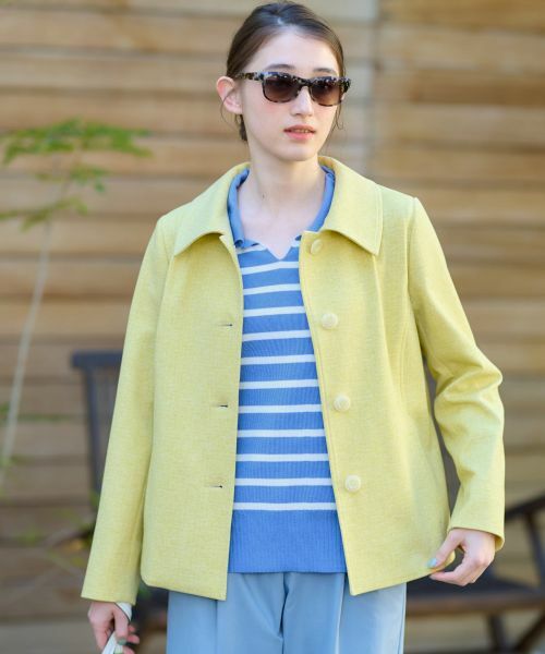 CARA O CRUZ / キャラ・オ・クルス テーラードジャケット | ステンカラージャケット | 詳細1