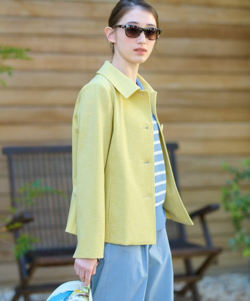 CARA O CRUZ / キャラ・オ・クルス テーラードジャケット | ステンカラージャケット | 詳細5