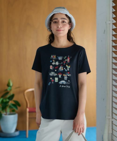 CARA O CRUZ / キャラ・オ・クルス カットソー | 刺繍Tシャツ | 詳細1