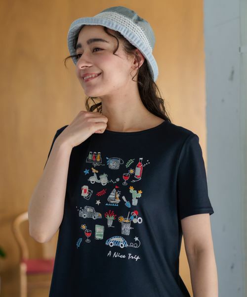 CARA O CRUZ / キャラ・オ・クルス カットソー | 刺繍Tシャツ | 詳細2