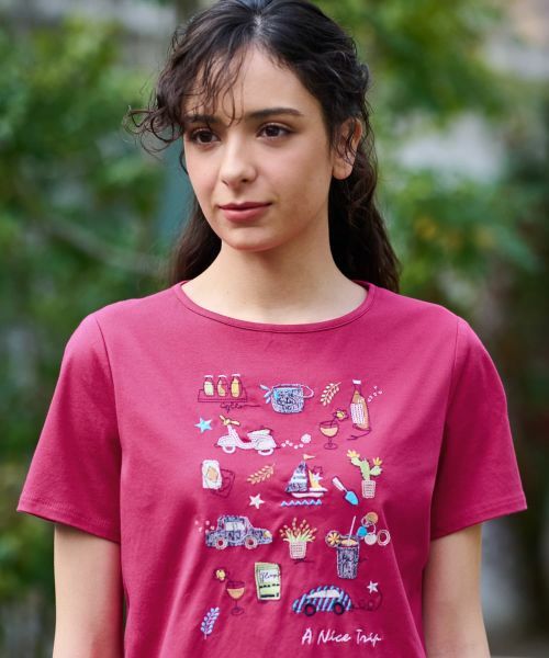 CARA O CRUZ / キャラ・オ・クルス カットソー | 刺繍Tシャツ | 詳細21