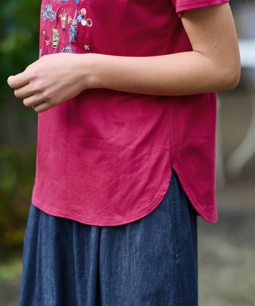 CARA O CRUZ / キャラ・オ・クルス カットソー | 刺繍Tシャツ | 詳細23