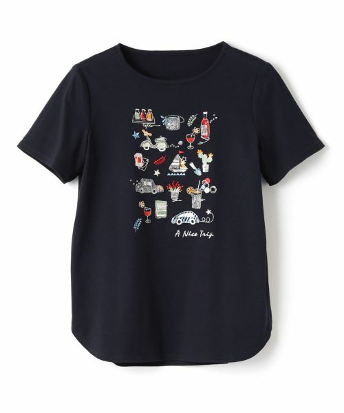 CARA O CRUZ / キャラ・オ・クルス カットソー | 刺繍Tシャツ | 詳細25