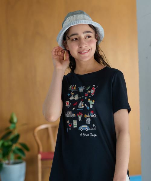 CARA O CRUZ / キャラ・オ・クルス カットソー | 刺繍Tシャツ | 詳細3