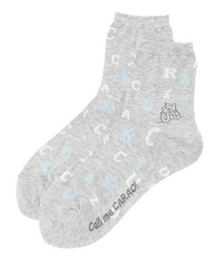 CARA O CRUZ / キャラ・オ・クルス ソックス | キャラオ×ロゴ ショートソックス