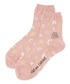 CARA O CRUZ / キャラ・オ・クルス ソックス | キャラオ×ロゴ ショートソックス