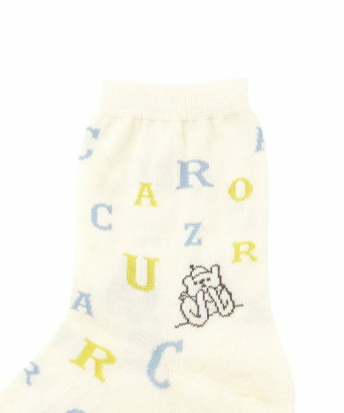 CARA O CRUZ / キャラ・オ・クルス ソックス | キャラオ×ロゴ ショートソックス | 詳細1