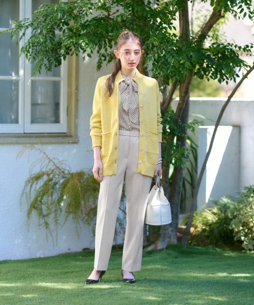 CARA O CRUZ / キャラ・オ・クルス その他パンツ | 洗える 後ろウエストゴムのセンタープレスパンツ | 詳細11