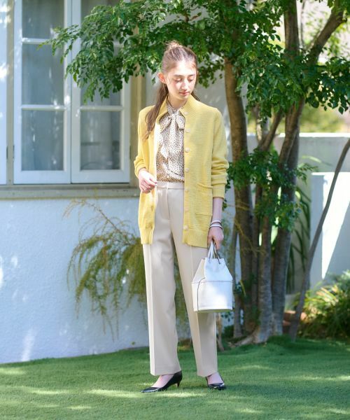 CARA O CRUZ / キャラ・オ・クルス その他パンツ | 洗える 後ろウエストゴムのセンタープレスパンツ | 詳細12