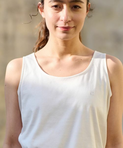 CARA O CRUZ / キャラ・オ・クルス カットソー | 洗える ラインストーンロゴのタンクトップ | 詳細13