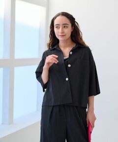 CARA O CRUZ / キャラ・オ・クルス テーラードジャケット | 【撥水】 洗えるライトハオリ【セットアップ】