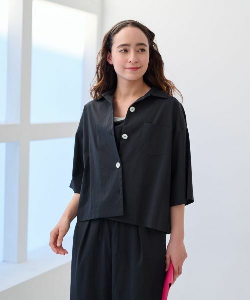 CARA O CRUZ / キャラ・オ・クルス テーラードジャケット | 【撥水】 洗えるライトハオリ【セットアップ】 | 詳細10