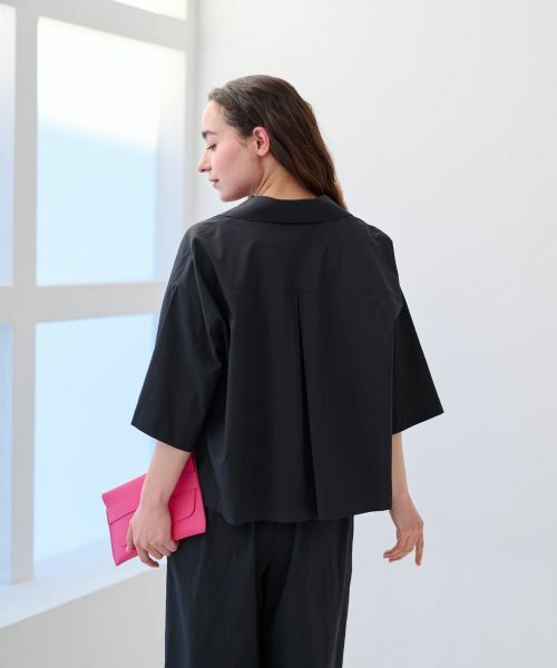 CARA O CRUZ / キャラ・オ・クルス テーラードジャケット | 【撥水】 洗えるライトハオリ【セットアップ】 | 詳細13