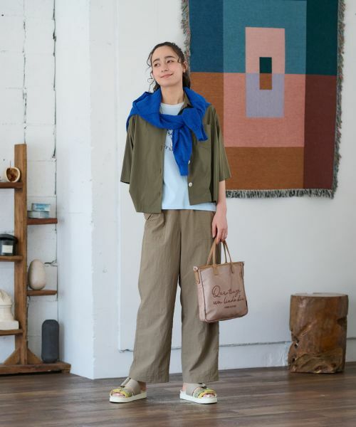 CARA O CRUZ / キャラ・オ・クルス テーラードジャケット | 【撥水】 洗えるライトハオリ【セットアップ】 | 詳細14