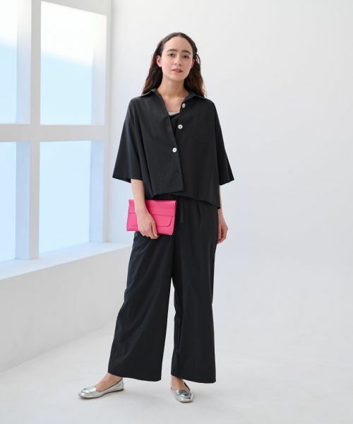 CARA O CRUZ / キャラ・オ・クルス テーラードジャケット | 【撥水】 洗えるライトハオリ【セットアップ】 | 詳細18