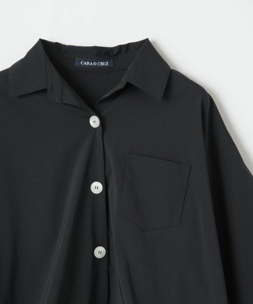 CARA O CRUZ / キャラ・オ・クルス テーラードジャケット | 【撥水】 洗えるライトハオリ【セットアップ】 | 詳細26