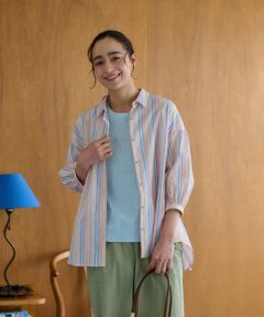 CARA O CRUZ / キャラ・オ・クルス シャツ・ブラウス | ストライプブラウス【SOMELOS】【35th】