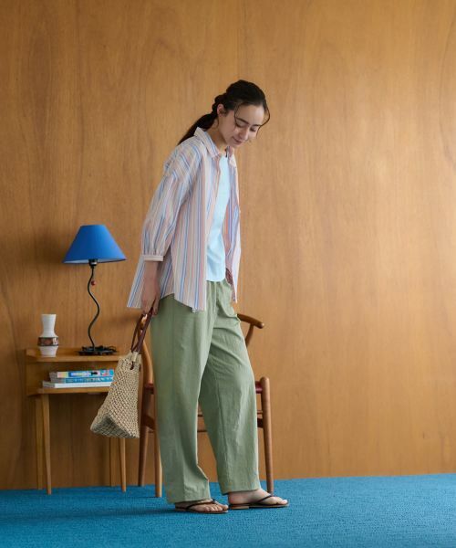 CARA O CRUZ / キャラ・オ・クルス シャツ・ブラウス | ストライプブラウス【SOMELOS】【35th】 | 詳細10