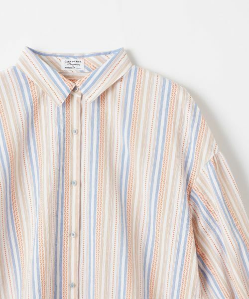 CARA O CRUZ / キャラ・オ・クルス シャツ・ブラウス | ストライプブラウス【SOMELOS】【35th】 | 詳細18