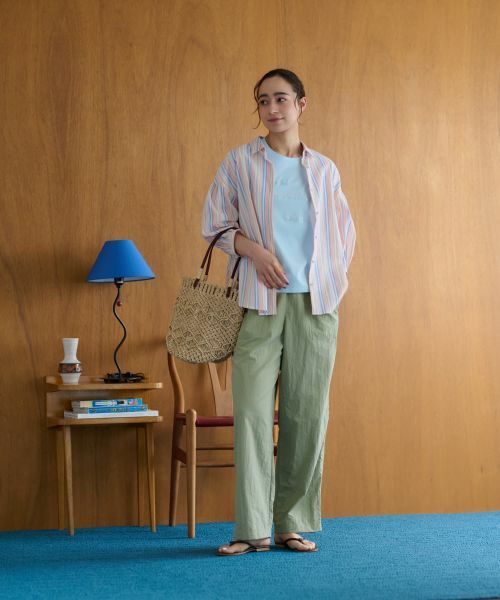 CARA O CRUZ / キャラ・オ・クルス シャツ・ブラウス | ストライプブラウス【SOMELOS】【35th】 | 詳細7