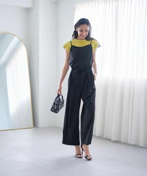 CARA O CRUZ / キャラ・オ・クルス その他パンツ | 【撥水】 洗えるサロペット【セットアップ】 | 詳細1