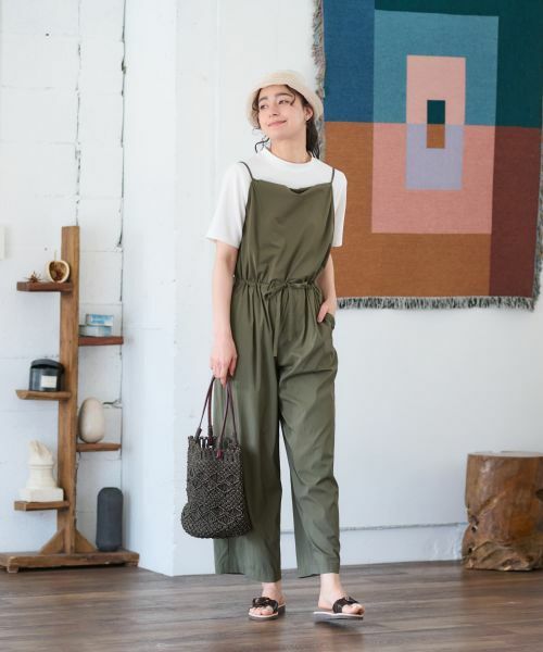 CARA O CRUZ / キャラ・オ・クルス その他パンツ | 【撥水】 洗えるサロペット【セットアップ】 | 詳細11