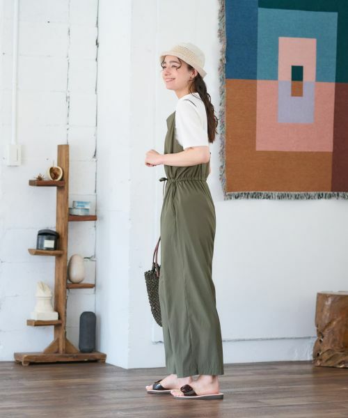 CARA O CRUZ / キャラ・オ・クルス その他パンツ | 【撥水】 洗えるサロペット【セットアップ】 | 詳細13