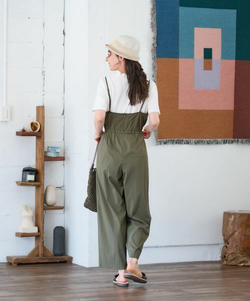 CARA O CRUZ / キャラ・オ・クルス その他パンツ | 【撥水】 洗えるサロペット【セットアップ】 | 詳細14