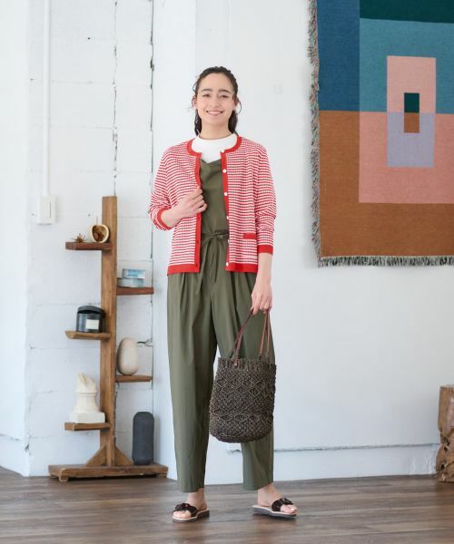 CARA O CRUZ / キャラ・オ・クルス その他パンツ | 【撥水】 洗えるサロペット【セットアップ】 | 詳細20