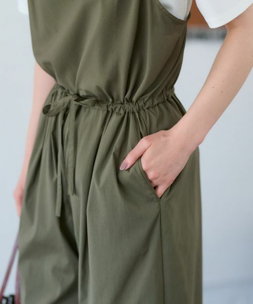 CARA O CRUZ / キャラ・オ・クルス その他パンツ | 【撥水】 洗えるサロペット【セットアップ】 | 詳細28