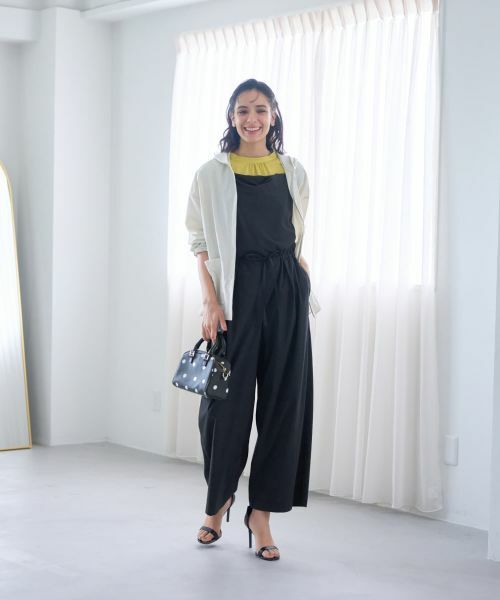 CARA O CRUZ / キャラ・オ・クルス その他パンツ | 【撥水】 洗えるサロペット【セットアップ】 | 詳細5