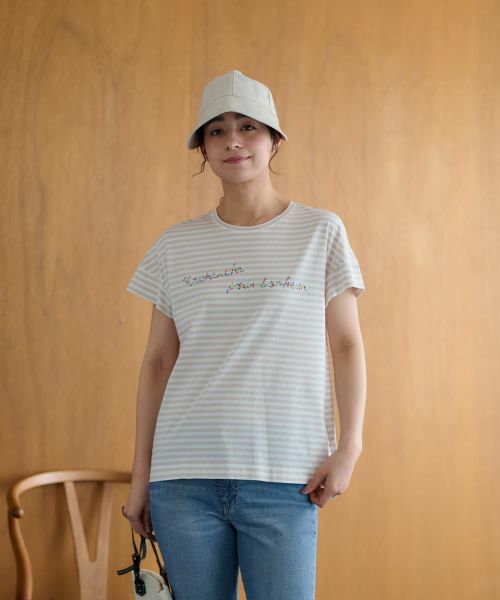 CARA O CRUZ / キャラ・オ・クルス Tシャツ | ボーダーTシャツ | 詳細1