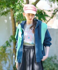 CARA O CRUZ / キャラ・オ・クルス その他アウター | 洗える ジップアップデニムパーカー