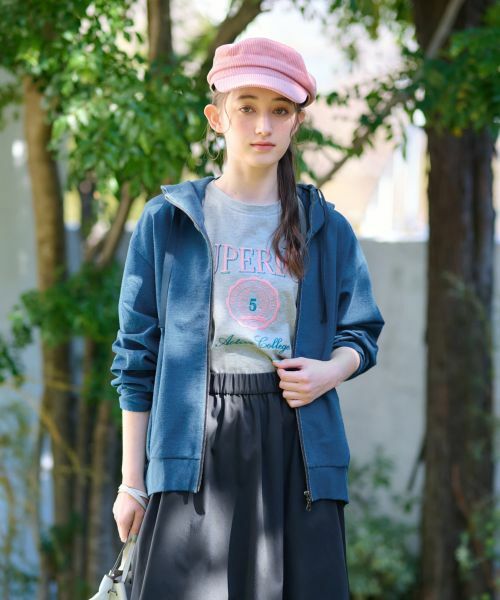 CARA O CRUZ / キャラ・オ・クルス その他アウター | 洗える ジップアップデニムパーカー | 詳細10