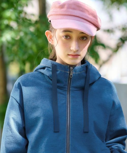 CARA O CRUZ / キャラ・オ・クルス その他アウター | 洗える ジップアップデニムパーカー | 詳細22