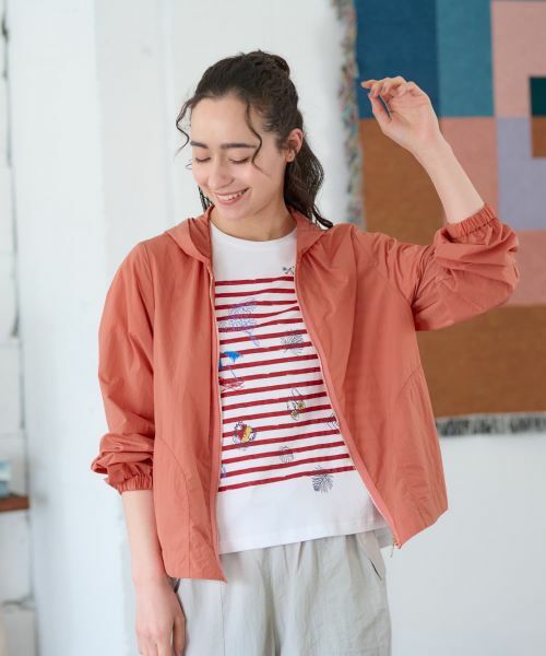 CARA O CRUZ / キャラ・オ・クルス その他アウター | 【撥水】 洗えるジップアップブルゾン【産地ナブル】 | 詳細1